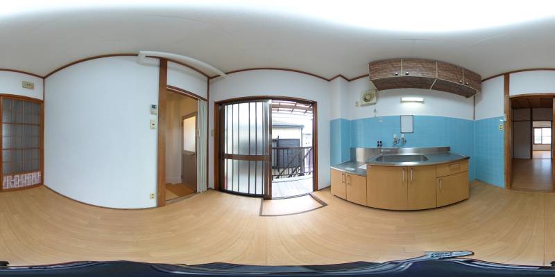 パノラマ画像キッチン