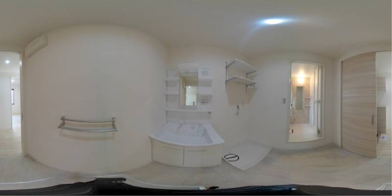 パノラマ画像洗面所