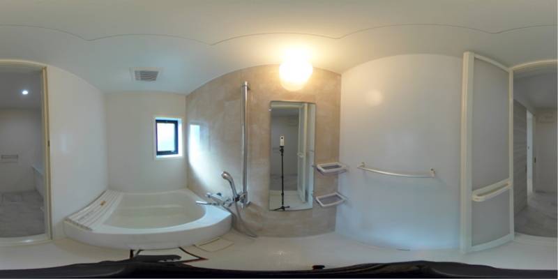 パノラマ画像バスルーム