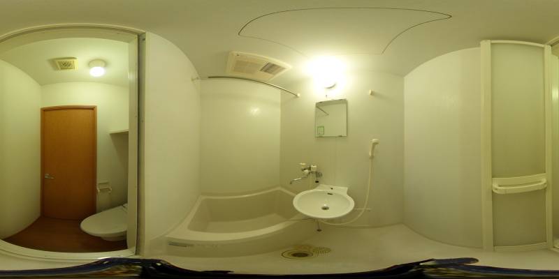 パノラマ画像バスルーム