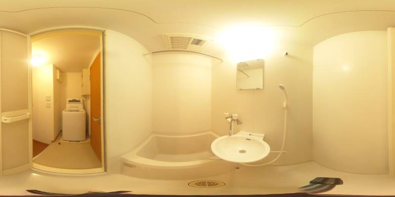 パノラマ画像バスルーム