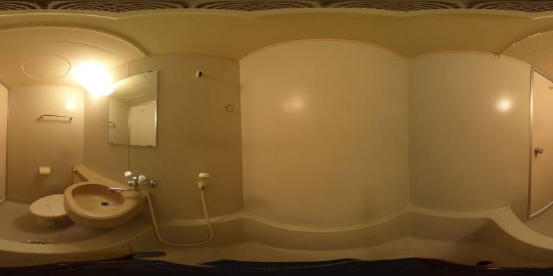 パノラマ画像バスルーム