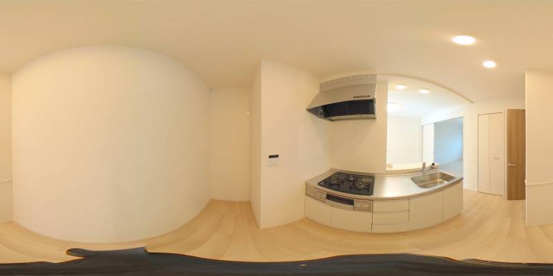 パノラマ画像キッチン