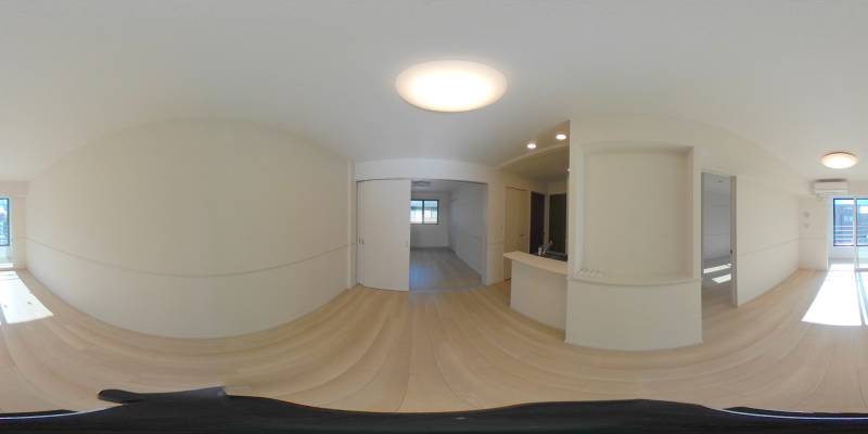 パノラマ画像リビング