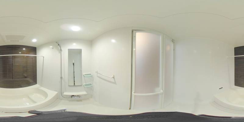 パノラマ画像バスルーム