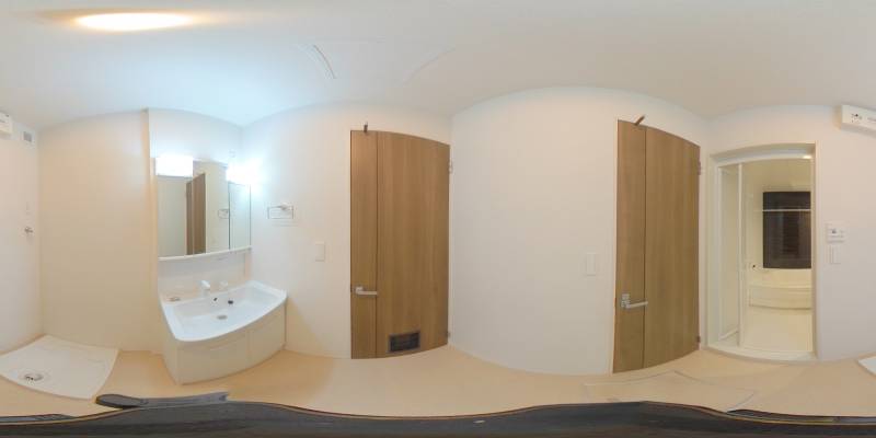 パノラマ画像洗面所