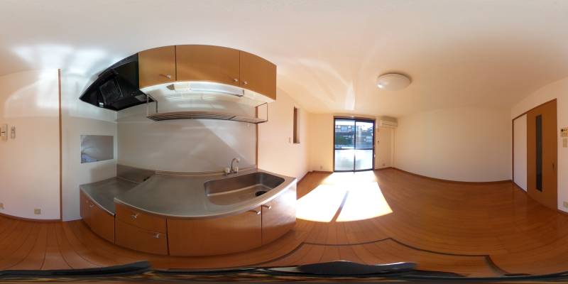 パノラマ画像キッチン