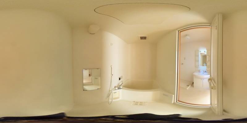 パノラマ画像バスルーム