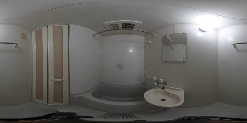 パノラマ画像バスルーム