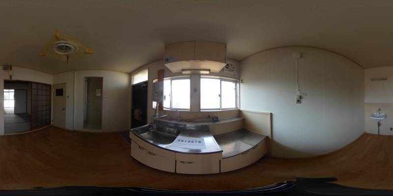 パノラマ画像キッチン