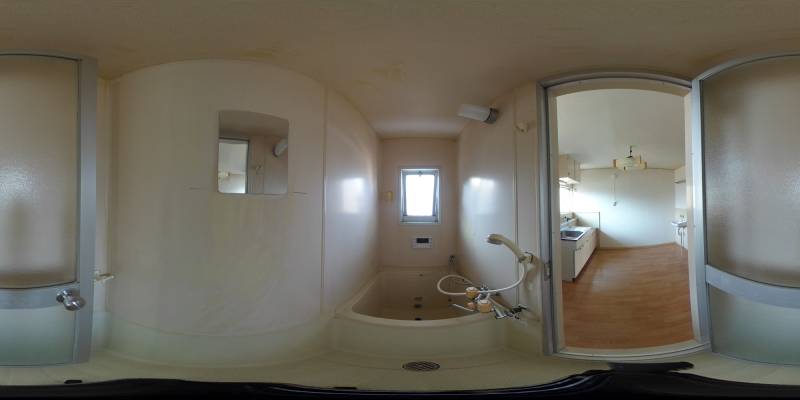 パノラマ画像バスルーム
