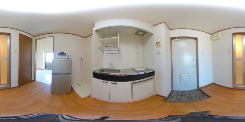 パノラマ画像キッチン