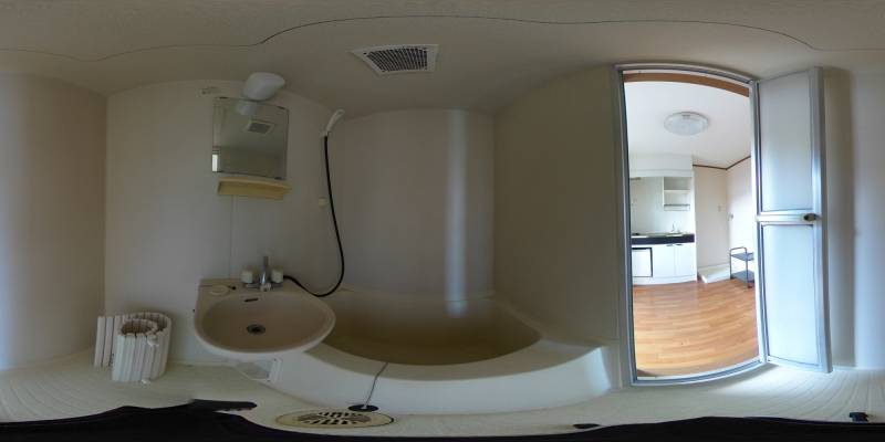 パノラマ画像バスルーム