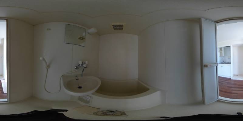 パノラマ画像バスルーム