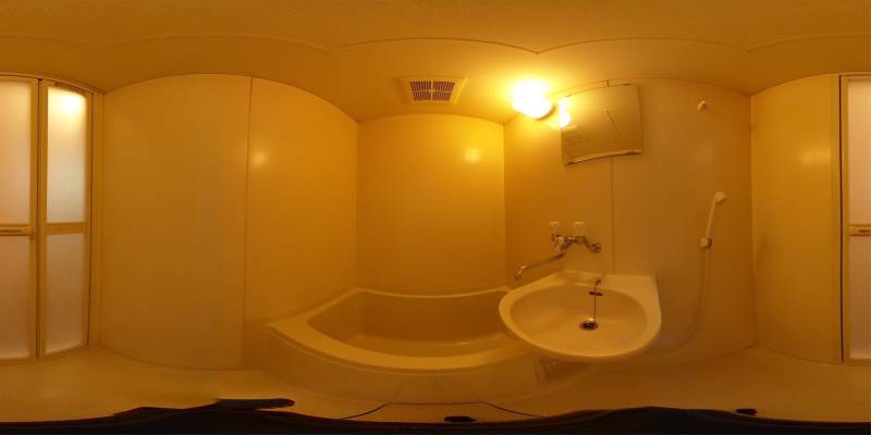 パノラマ画像バスルーム