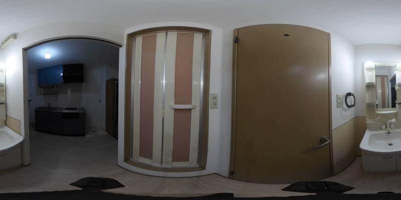 パノラマ画像洗面所