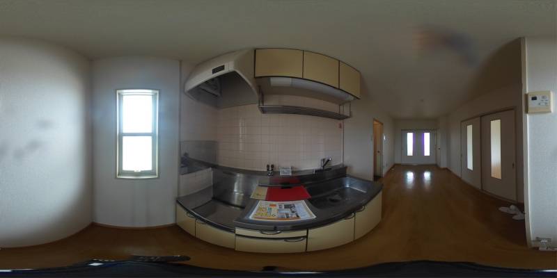 パノラマ画像キッチン