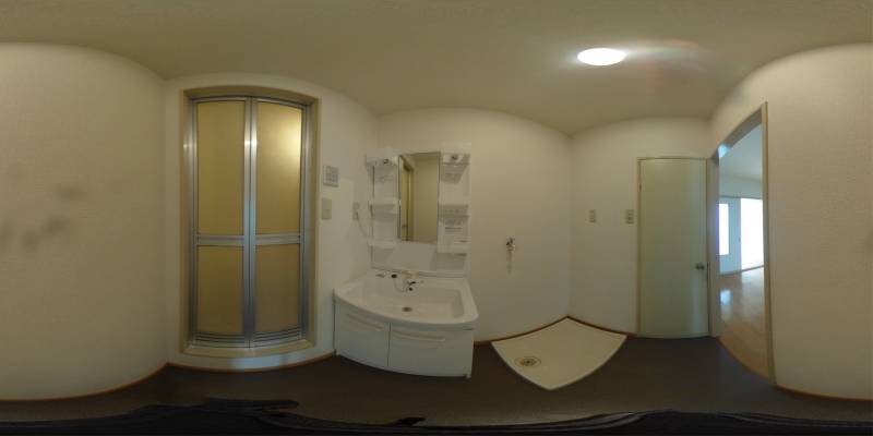 パノラマ画像洗面所