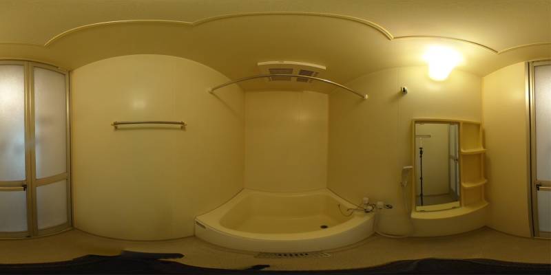 パノラマ画像バスルーム