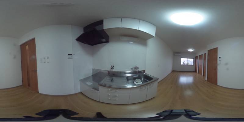 パノラマ画像キッチン