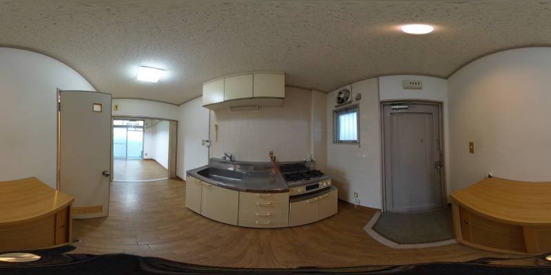 パノラマ画像キッチン