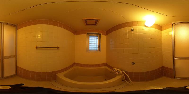 パノラマ画像バスルーム