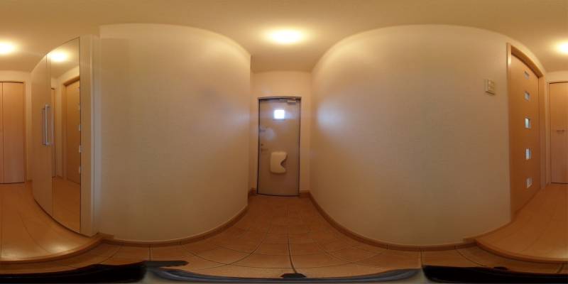 パノラマ画像玄関