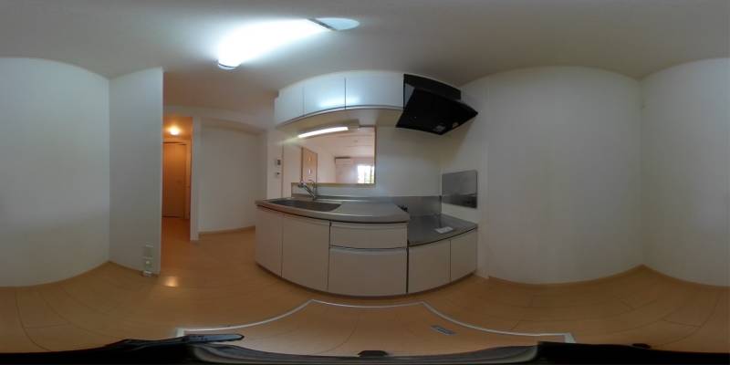 パノラマ画像キッチン