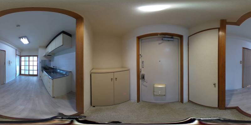 パノラマ画像玄関