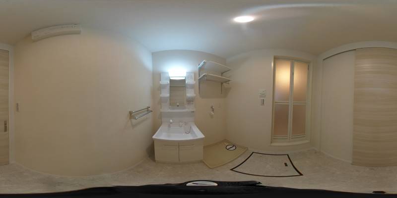 パノラマ画像洗面所