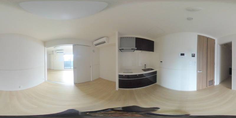 パノラマ画像キッチン