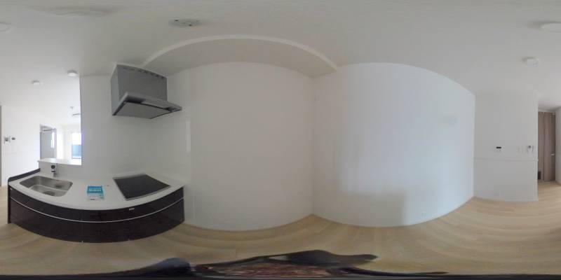 パノラマ画像キッチン