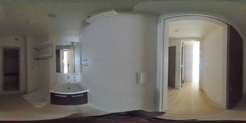 パノラマ画像洗面所