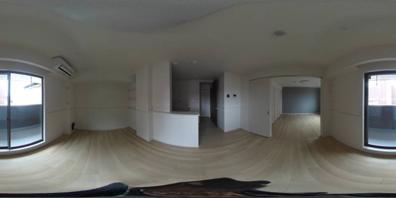 パノラマ画像リビング