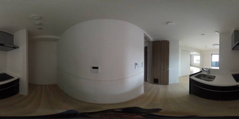 パノラマ画像キッチン