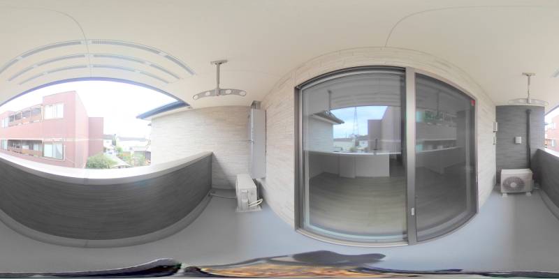 パノラマ画像バルコニー