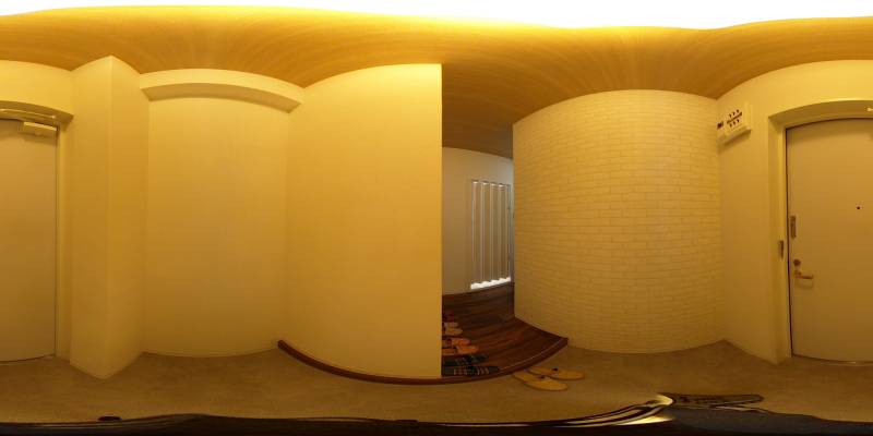 パノラマ画像玄関