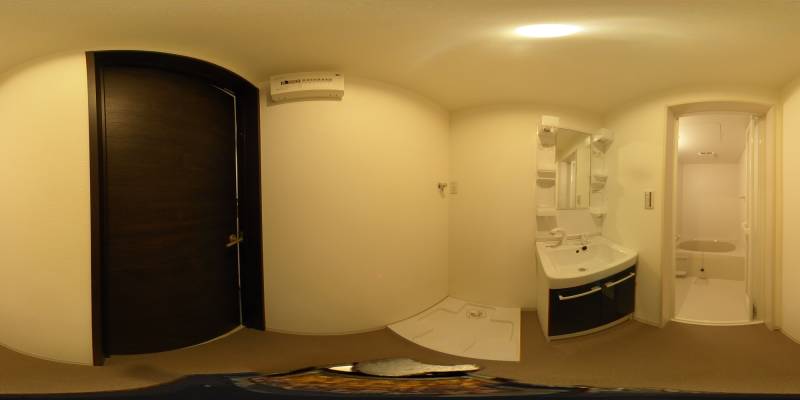 パノラマ画像洗面所