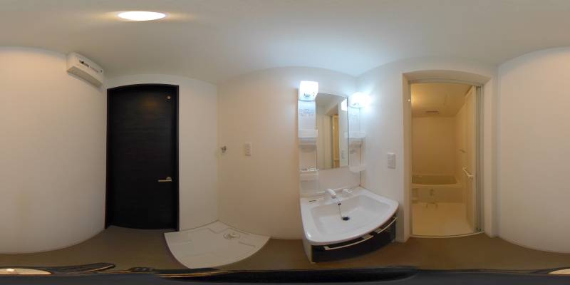 パノラマ画像洗面所