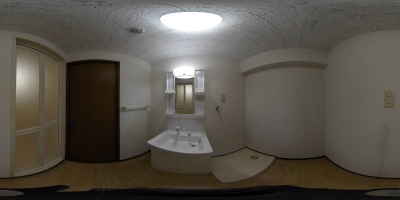 パノラマ画像洗面所