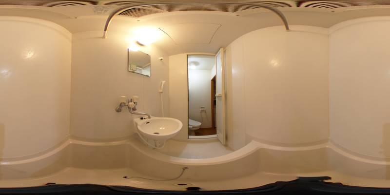 パノラマ画像バスルーム