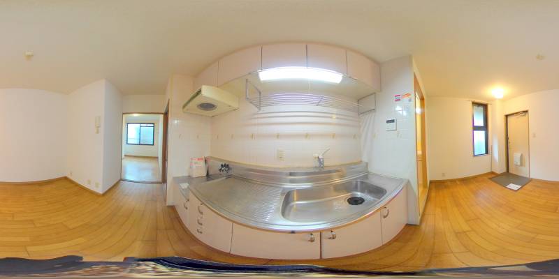 パノラマ画像キッチン