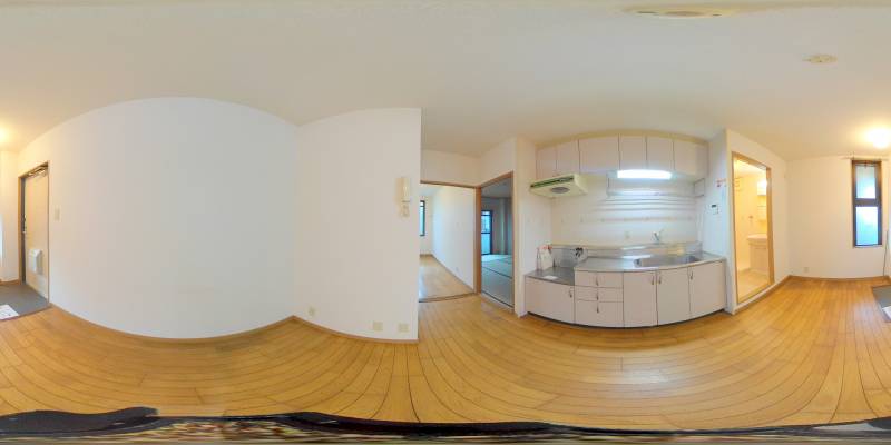 パノラマ画像リビング