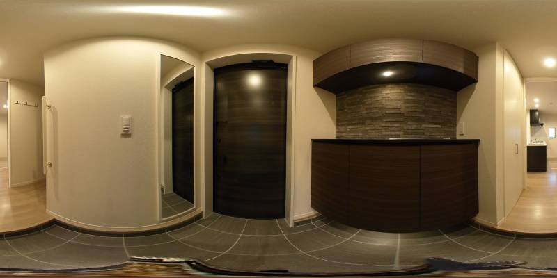 パノラマ画像玄関