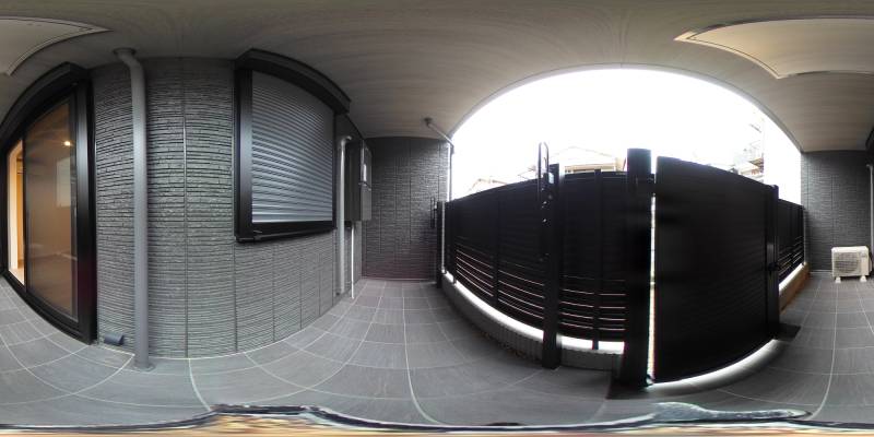 パノラマ画像バルコニー