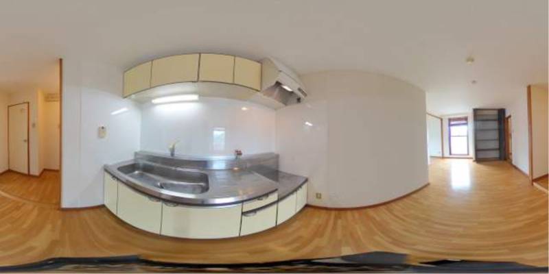 パノラマ画像キッチン