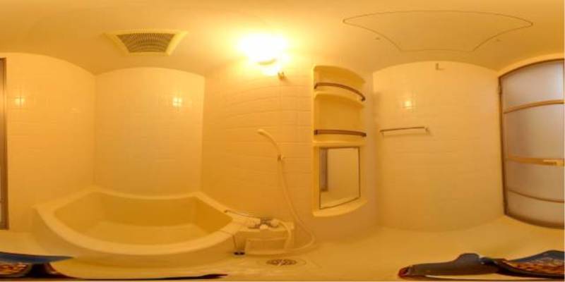 パノラマ画像バスルーム