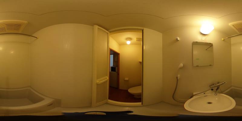 パノラマ画像バスルーム