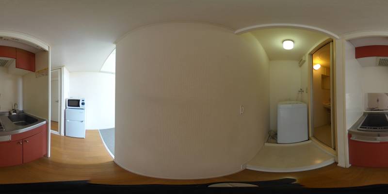 パノラマ画像キッチン