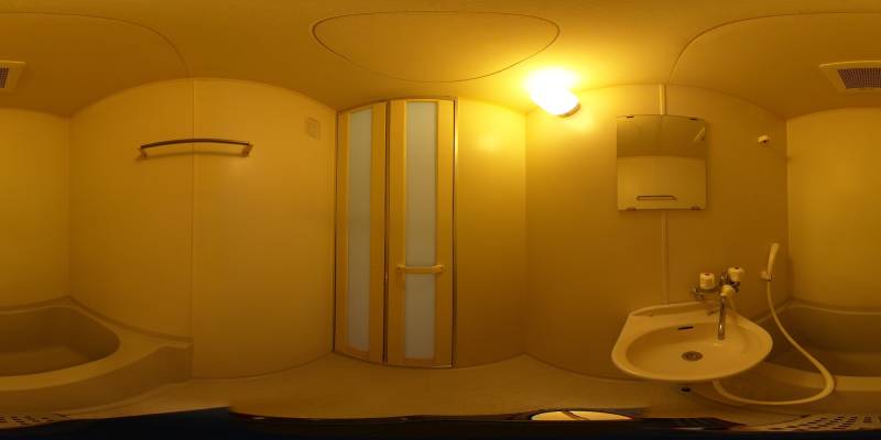 パノラマ画像バスルーム